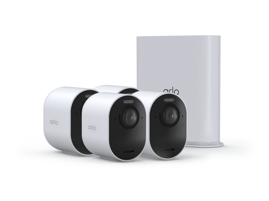 Arlo Ultra 4K Security Camera (3rd Gen) – 4 Camera Kit with SmartHub (VMS5450-100AUS)
