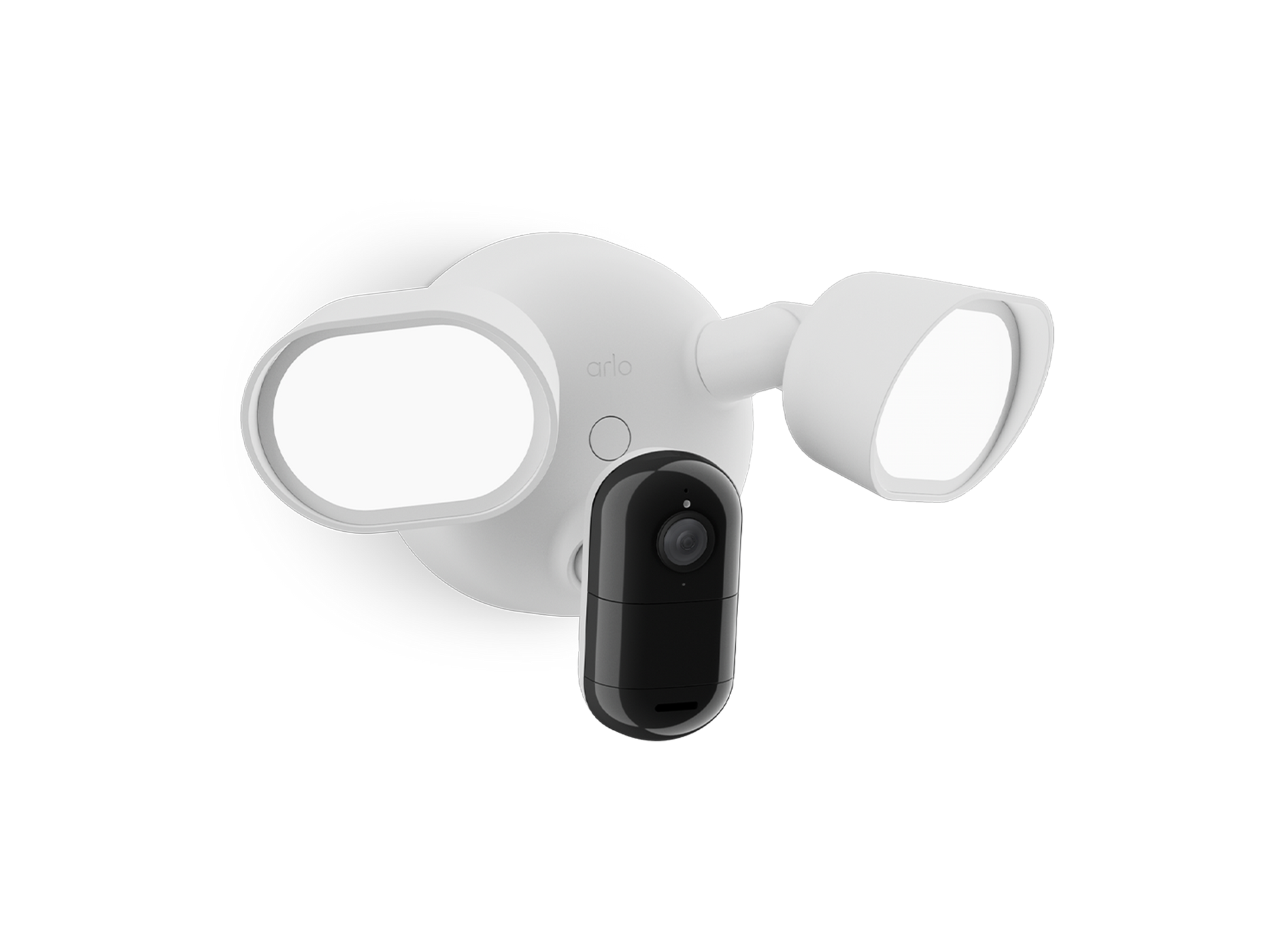 Arlo Wired Floodlight Security Camera 2K, 2000 Lumens – White (FLW2001-100AUS)